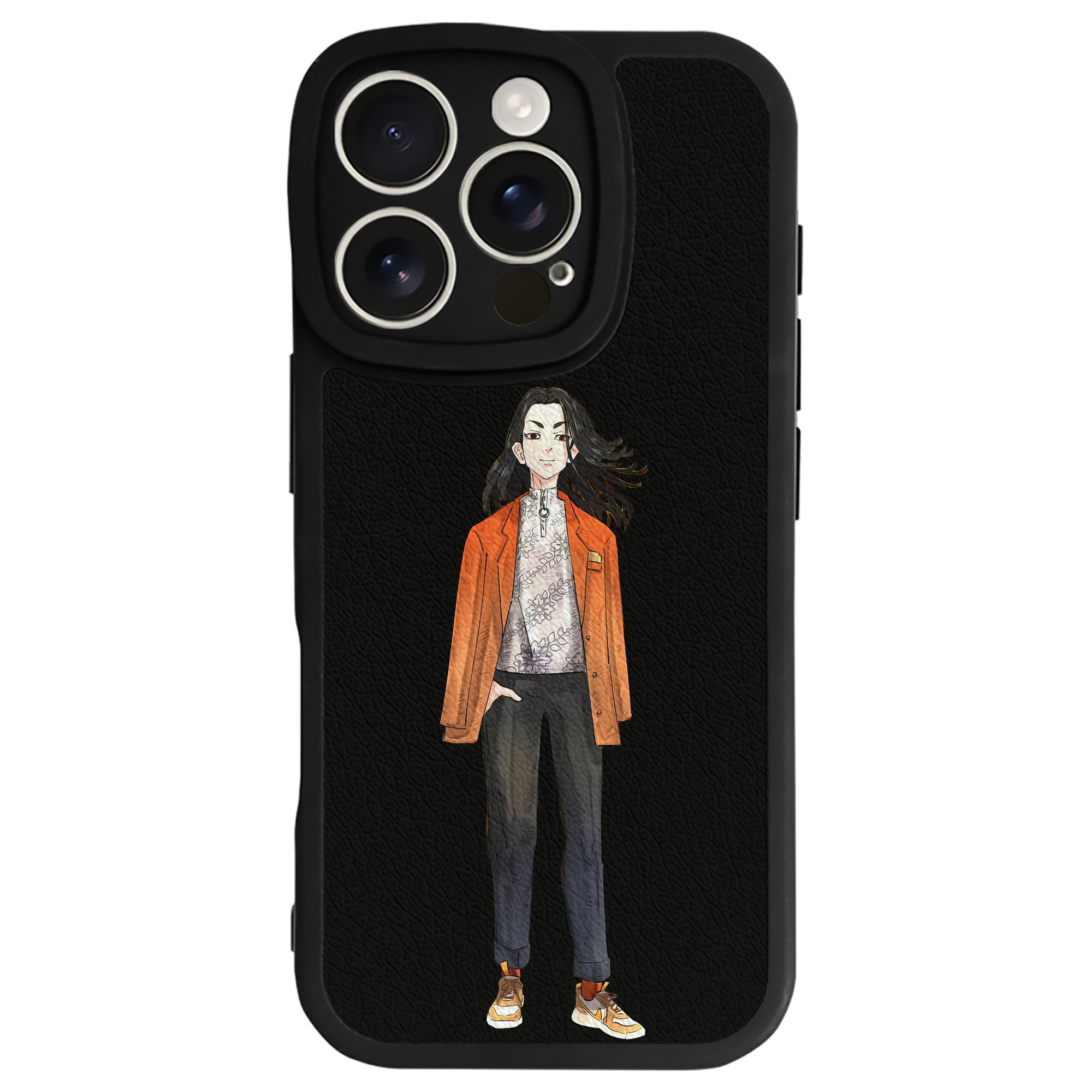 （画像用） 東京リベンジャーズ Tokyo Revengers 【iPhone 16シリーズ対応】シリコンスマホケース（レザー調） 材質：シリコン